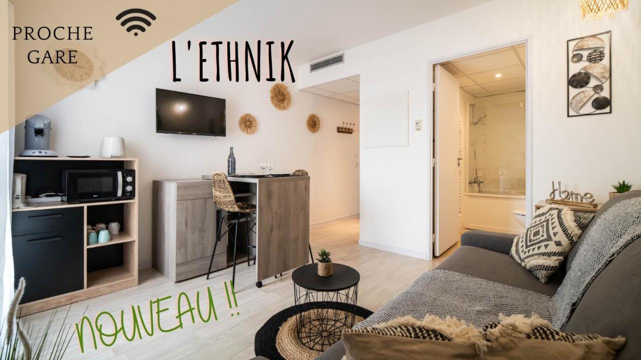 L'Ethnik--Studio Tout Confort--Clim--Parking--Wifi ลูร์ด ภายนอก รูปภาพ